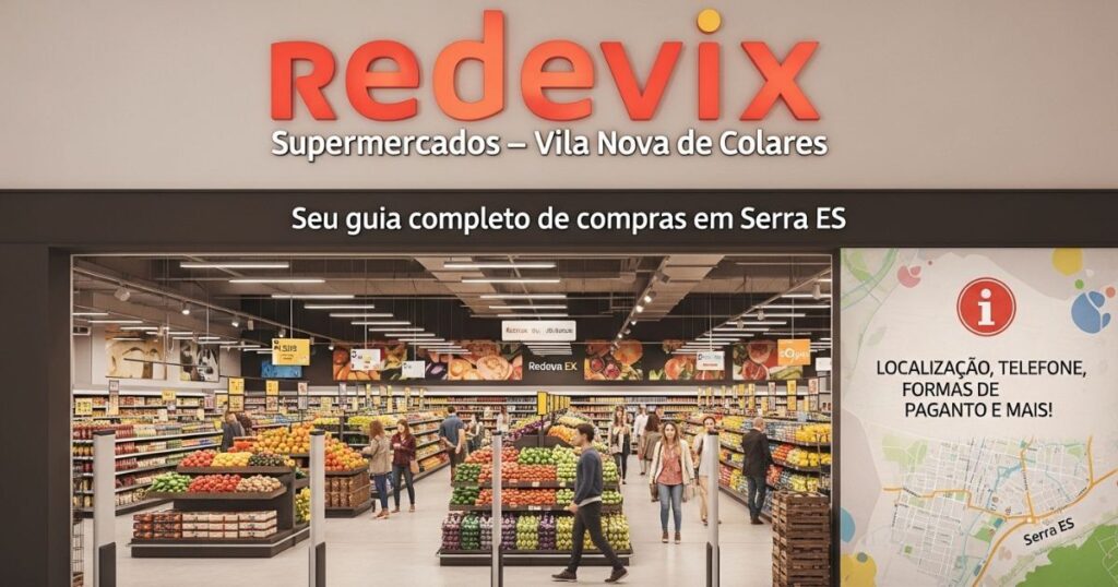 Redevix Supermercados Vila Nova de Colares é seu guia de compras completo na Serra ES. Conheça a localização, telefone, pagamentos e mais. Planeje sua visita hoje!